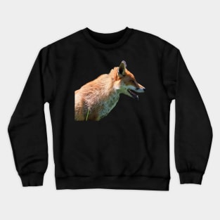 Fox Side View Crewneck Sweatshirt